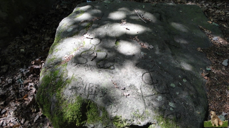 Ritterstein Nr. 240-4 Höhle - Bürgermeisterstein - Spätmittelalter - Hausmarken.JPG - Ritterstein Nr.240 Höhle - Bürgermeisterstein - Spätmittelalter - Hausmarken